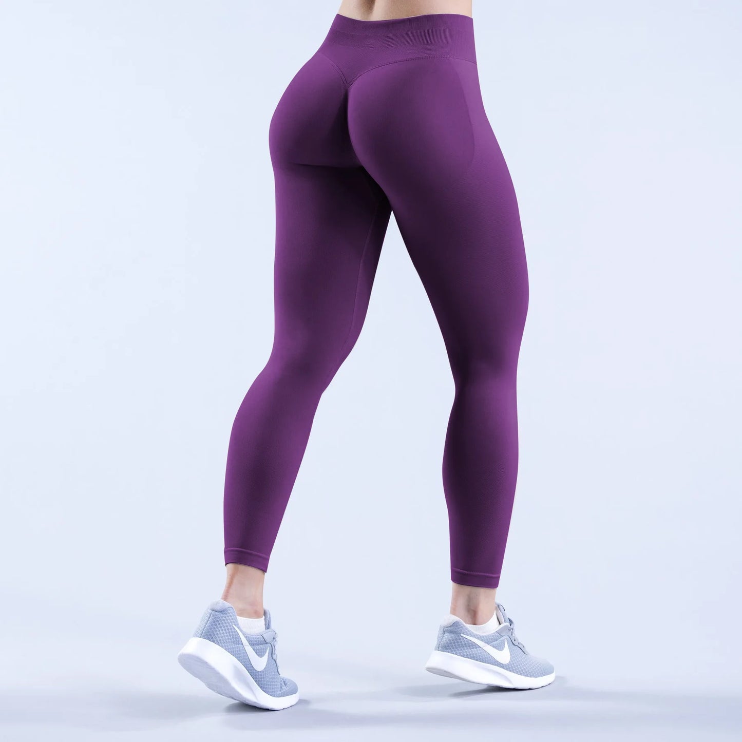Seamless Woman Yoga Pants Tummy Control