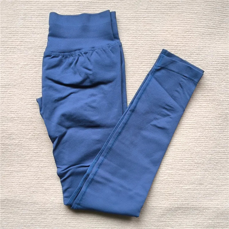 Seamless Yoga Leggings Butt Lifting Tights Tummy Control