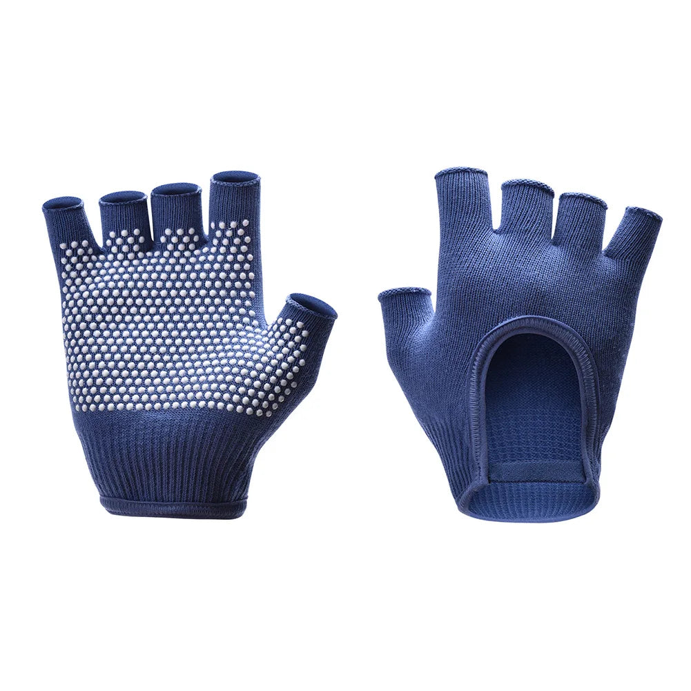 1Pair Half Finger Yoga Gloves, Cycling Gloves