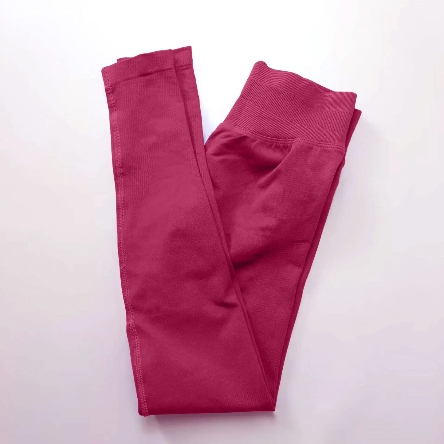 Seamless Yoga Pants Low Ribbed Band
