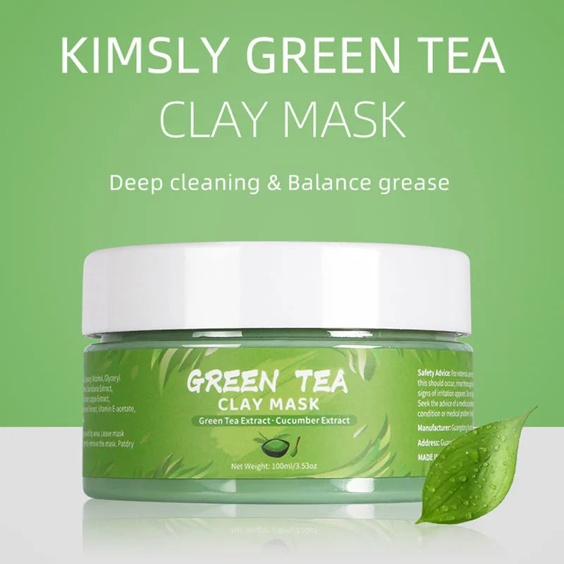 Green Tea Rose Avocado Facial Mask Clay Mud Masks