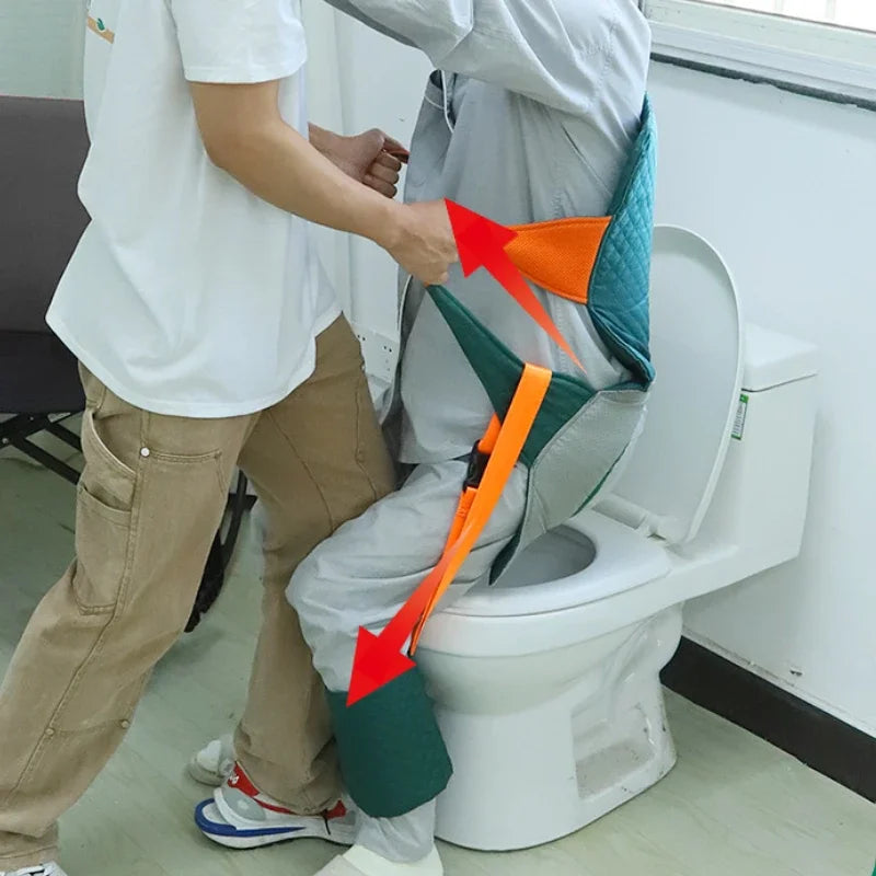 Wheelchair Toilet Transfer Assist Belt Elderly Stand Up Lifting Belt