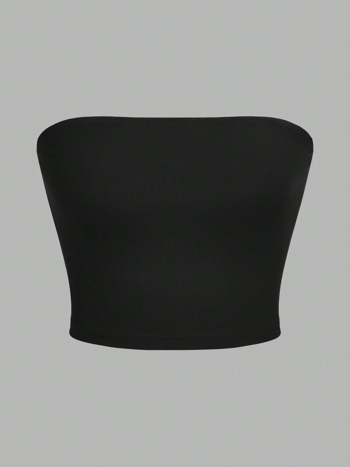 strapless vest sleeveless crop top l