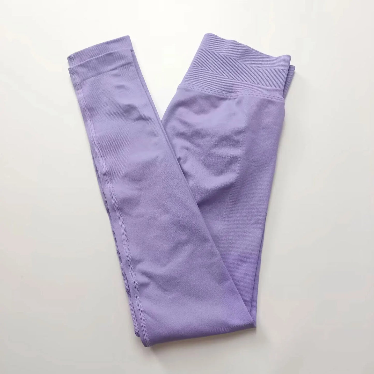 Seamless Yoga Pants Low Ribbed Band