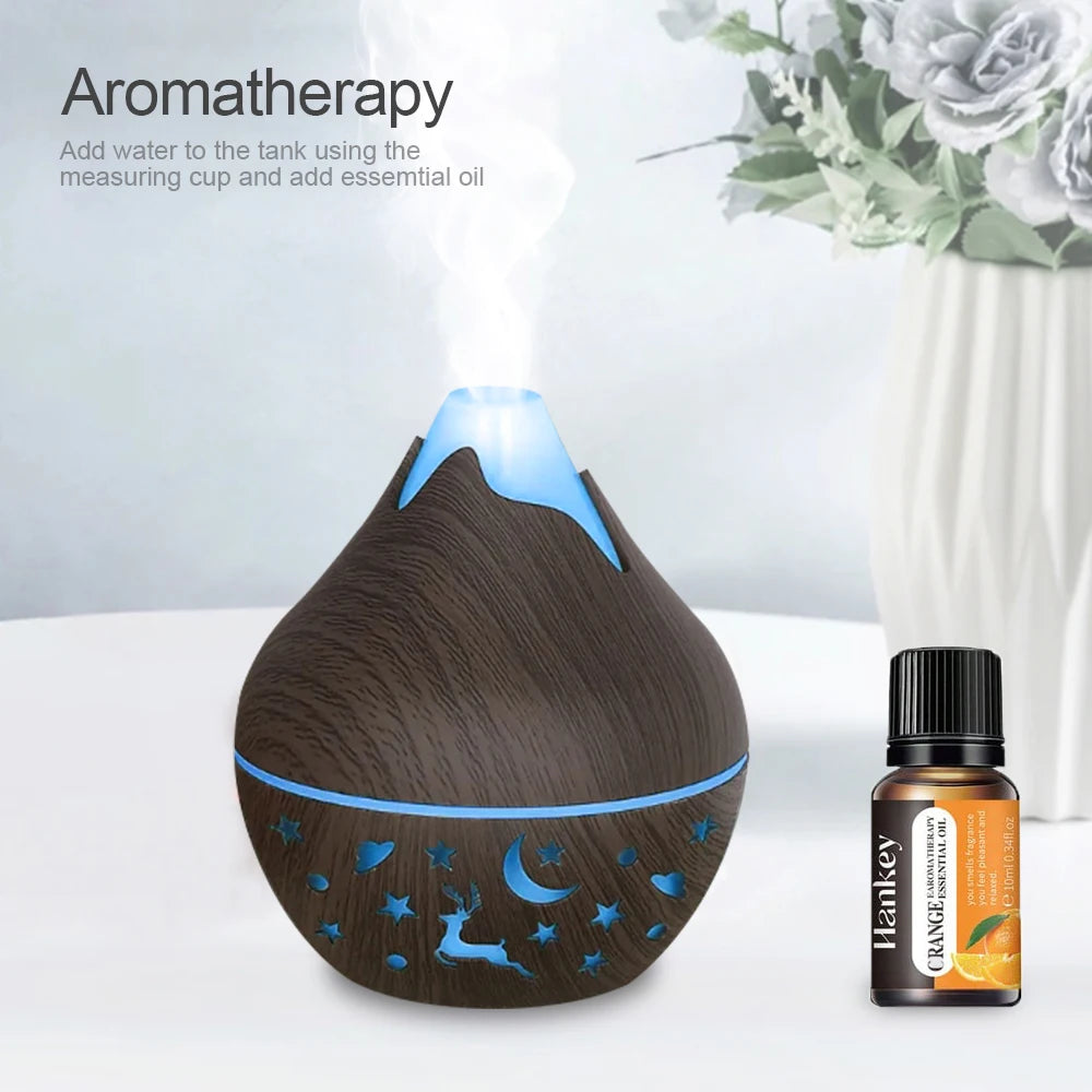 Oil Diffusers with 200ml Tank Remote Control and 7 Color LED Lights For Relaxation and Aromatherapy