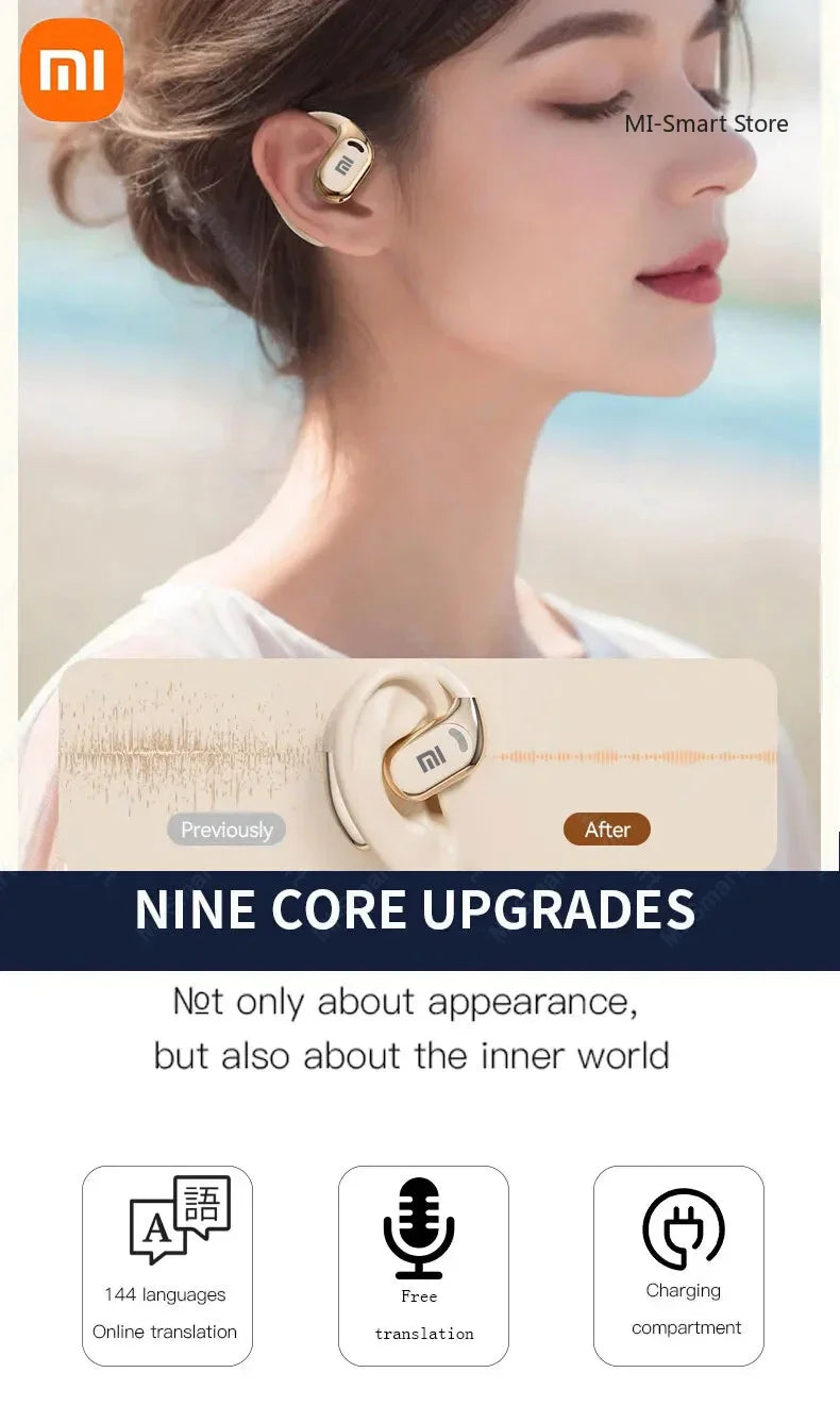 Bluetooth Translation Earphones Wireless with Microphone