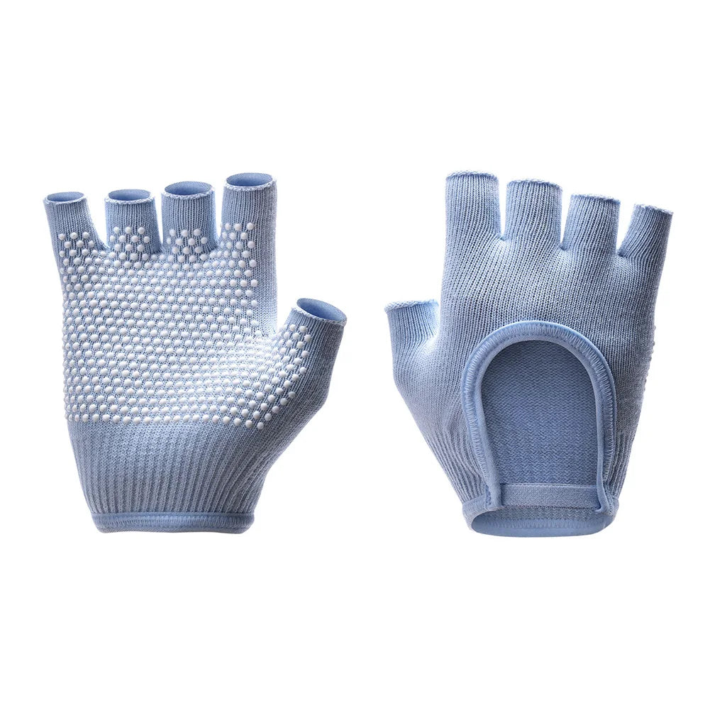 1Pair Half Finger Yoga Gloves, Cycling Gloves