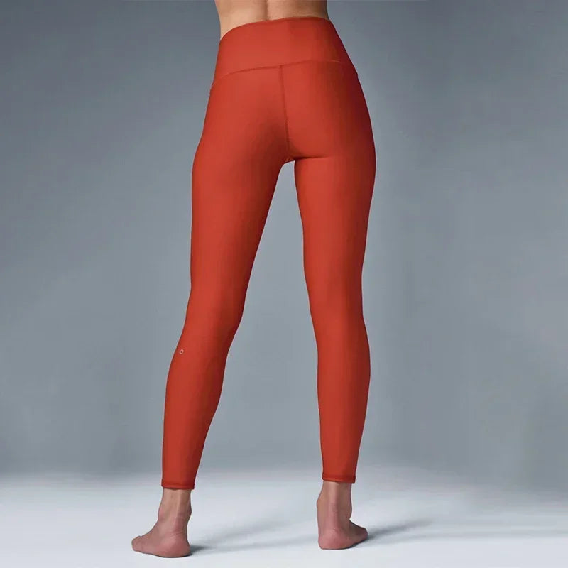 Women's Solid Color High Waist Yoga Pants