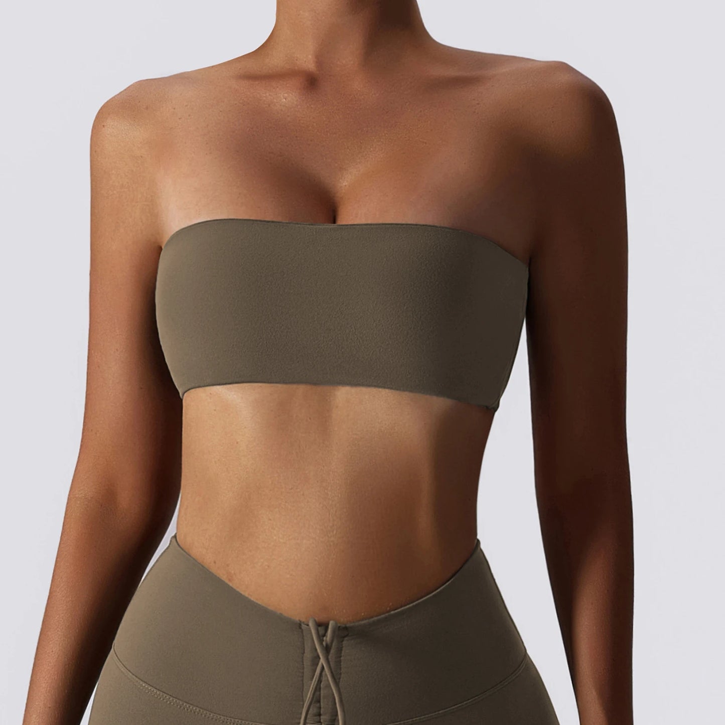 Strapless Sports Bra Quick-Drying Yoga Tube Top