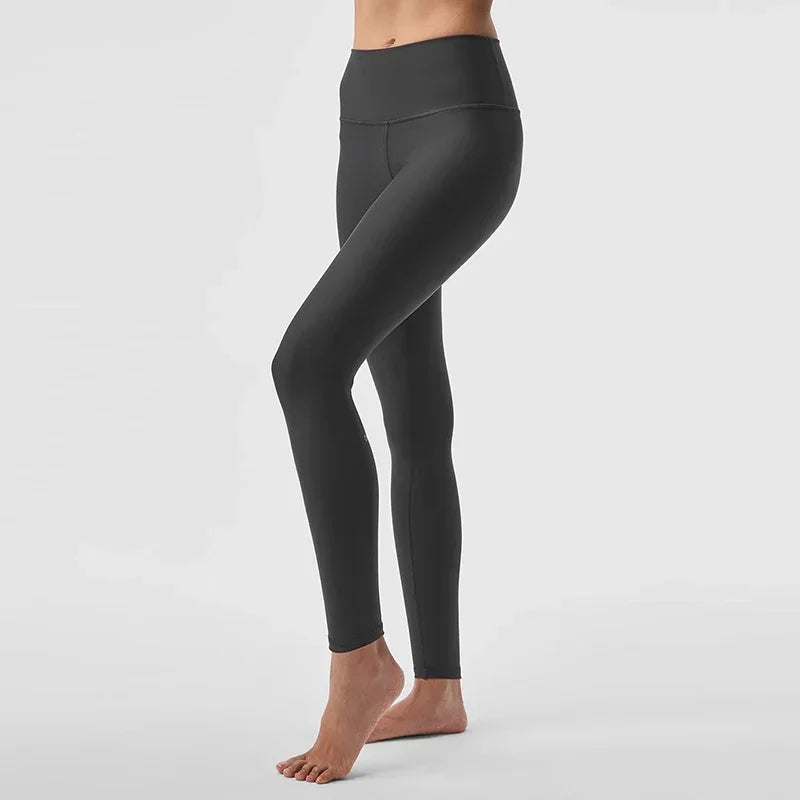 Women's Solid Color High Waist Yoga Pants