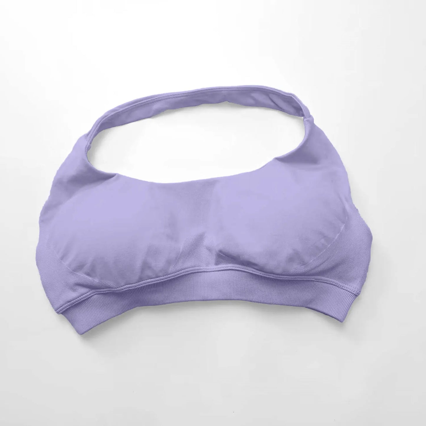 Halter Top Sports Bra Push-up Sexy Open Back