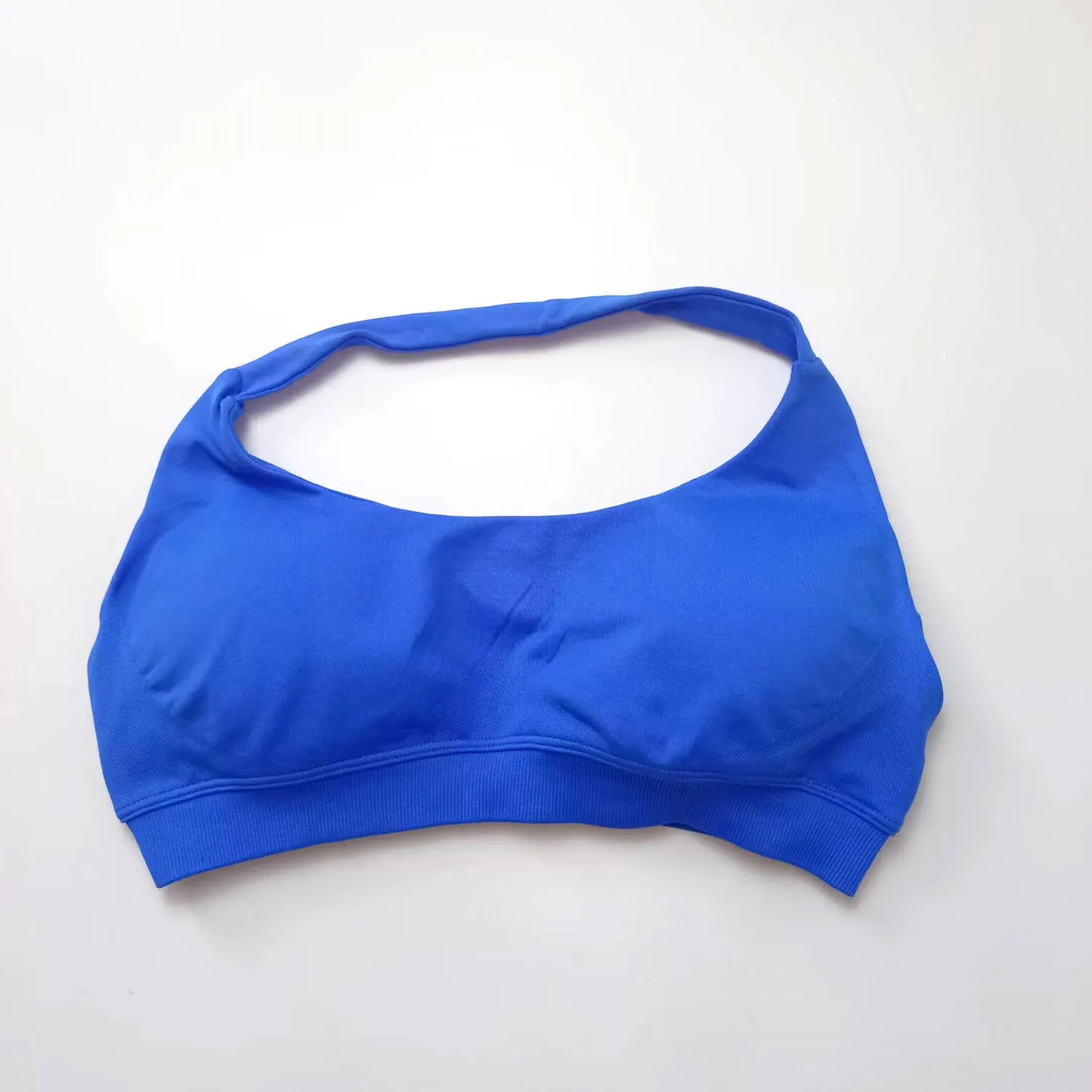 Halter Top Sports Bra Push-up Sexy Open Back