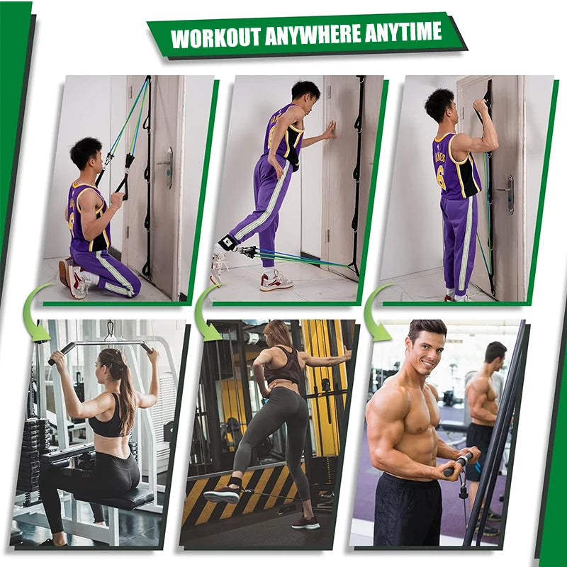Door Anchor Strap for Resistance Bands Gym Attachment for Home Fitness