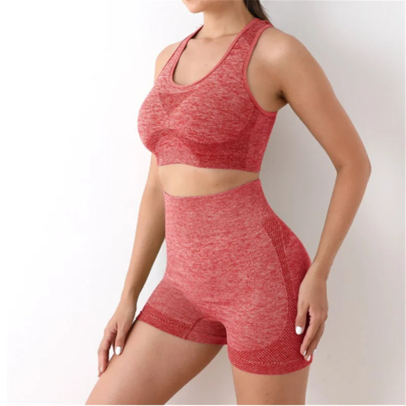 Gym Shorts Sport Bras Gym Set Seamless Yoga Sets