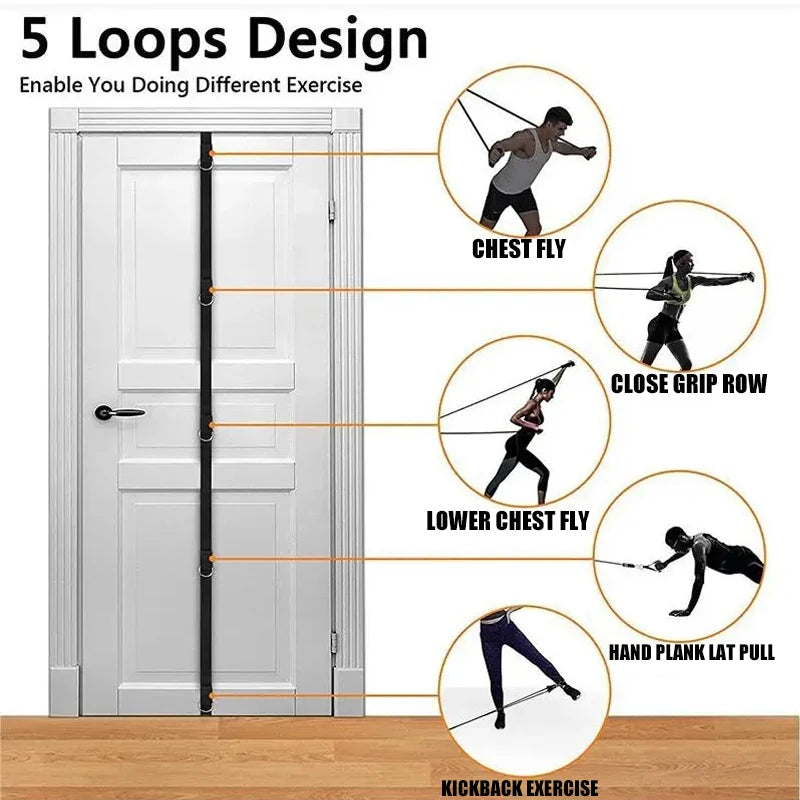 Door Anchor Strap for Resistance Bands Gym Attachment for Home Fitness