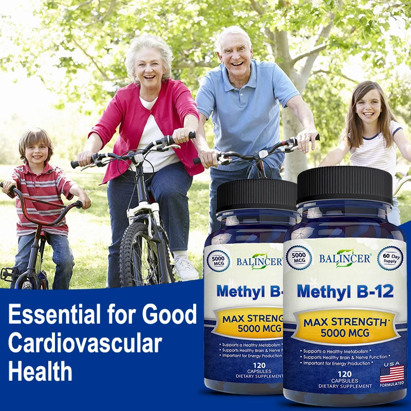 Vitamin B12 - 5000 MCG Supplement