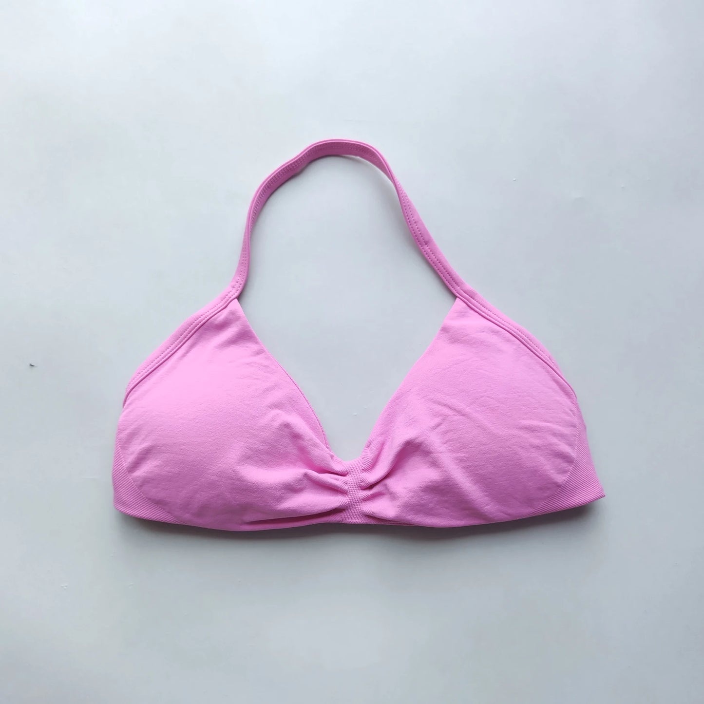Sports Bra Strappy Backless Removable Cups