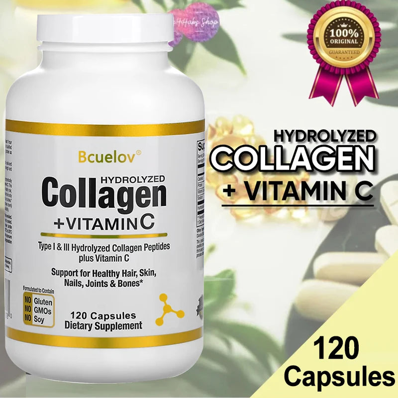 Hydrolyzed Collagen Peptides Plus Vitamin C