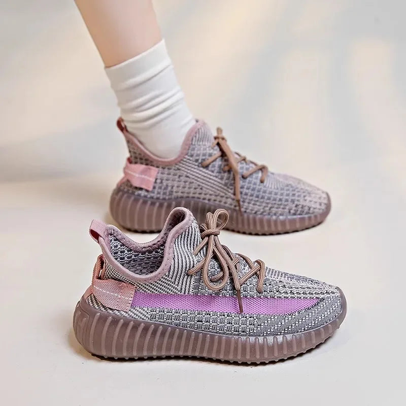 Casual Breathable Women's Soft Sole Versatile Lightweight Running Shoes