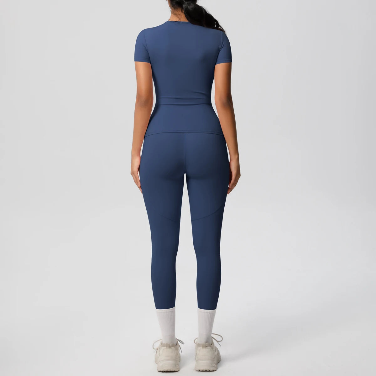 Women 2pcs Patchwork Sport Yoga Suit