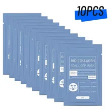 1/3/5/10PCS Bio Collagen Face Mask Anti Wrinkle Fade Face Fine Line Lift Firm Skin Anti-Aging Brighten