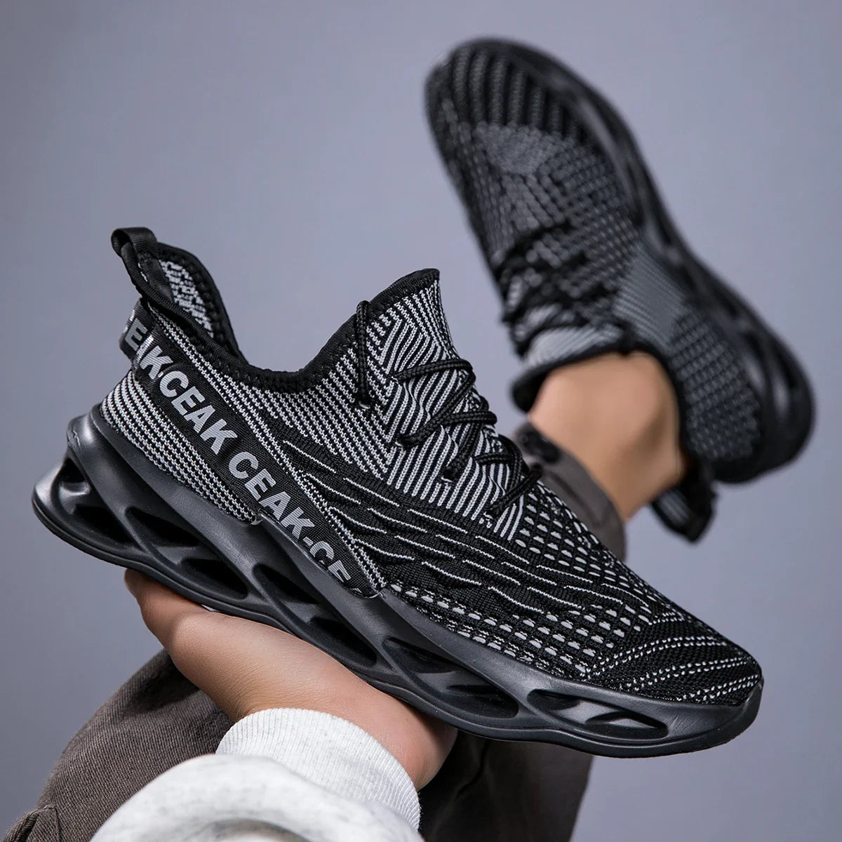 Men Mesh Breathable Running Sport Shoes