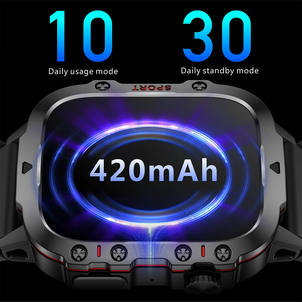 Original Men Smart Watch Bluetooth Call Fitness Clock 3ATM IP68 Swim Waterproof Sports Smartwatch