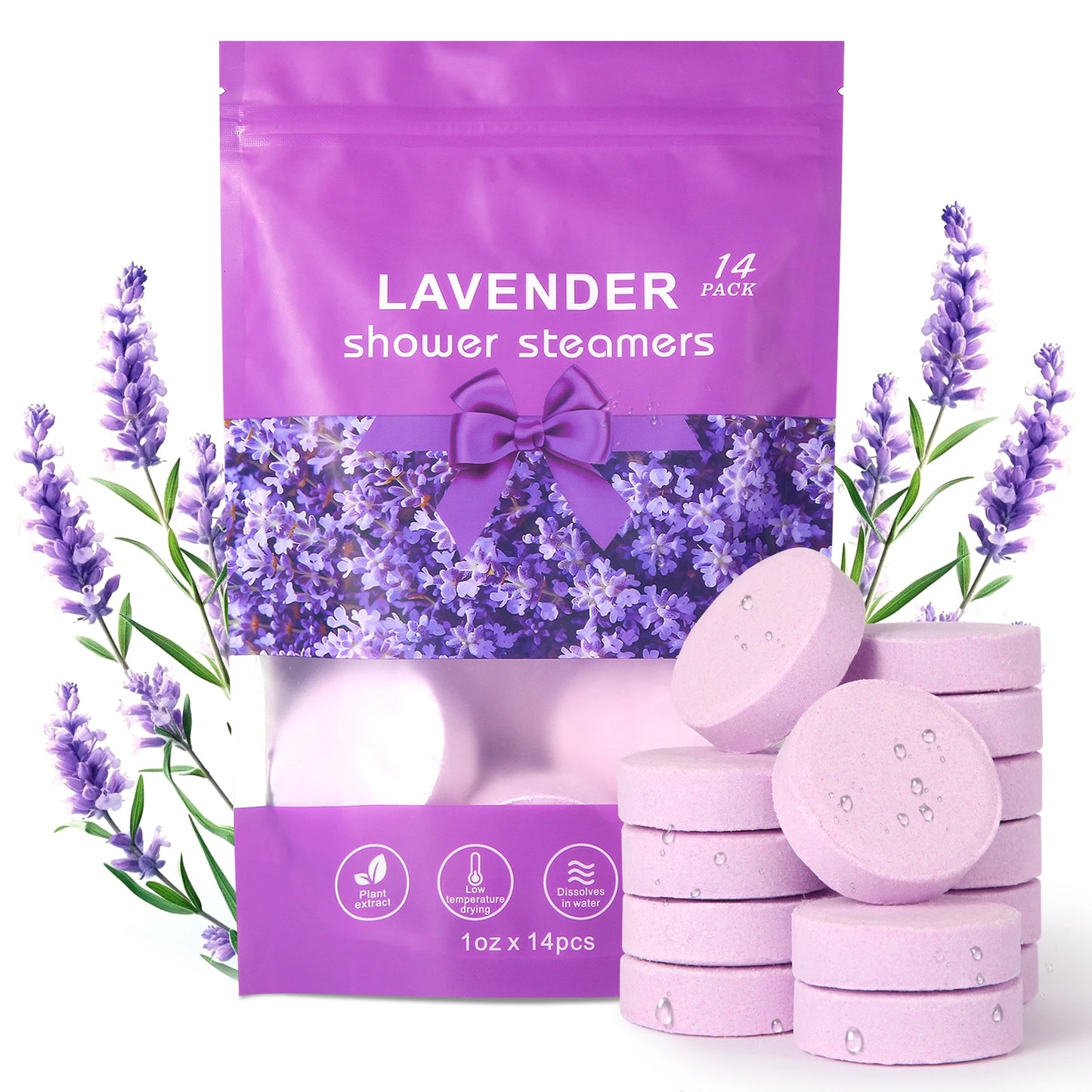 Lavender Bath Bomb Bath Salt Eucalyptus Natural Extract Body Care