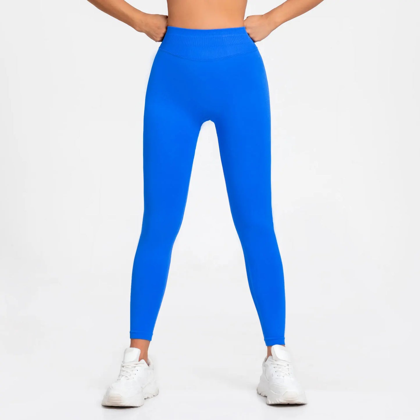 Seamless Yoga Pants Low Ribbed Band