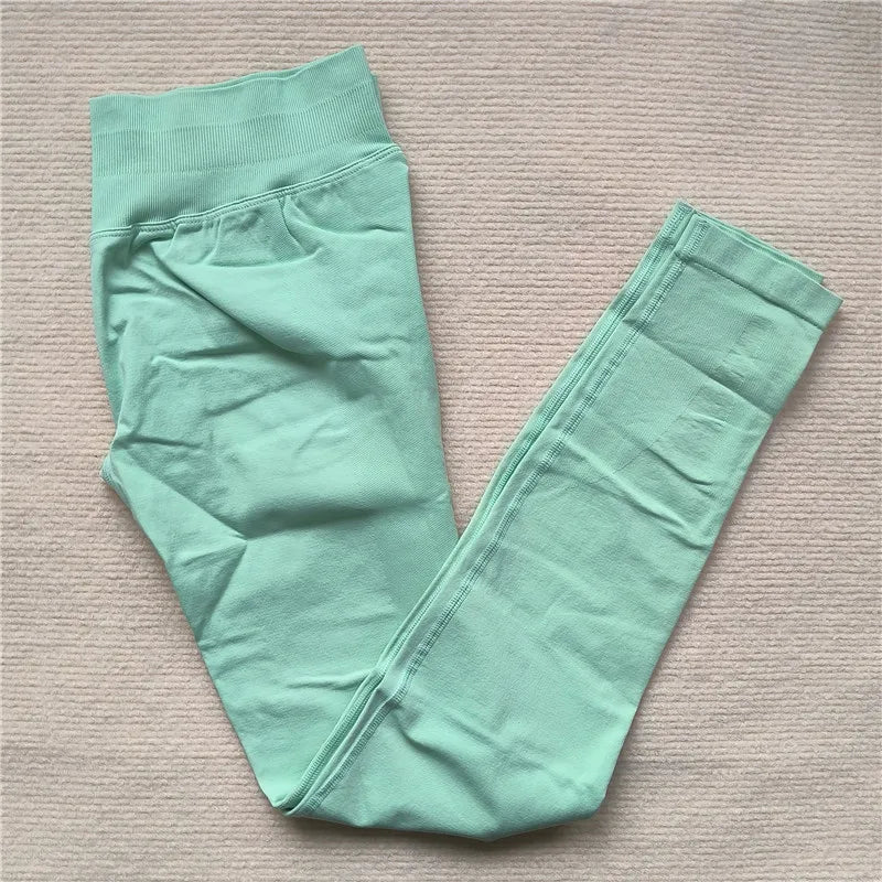 Seamless Yoga Leggings Butt Lifting Tights Tummy Control