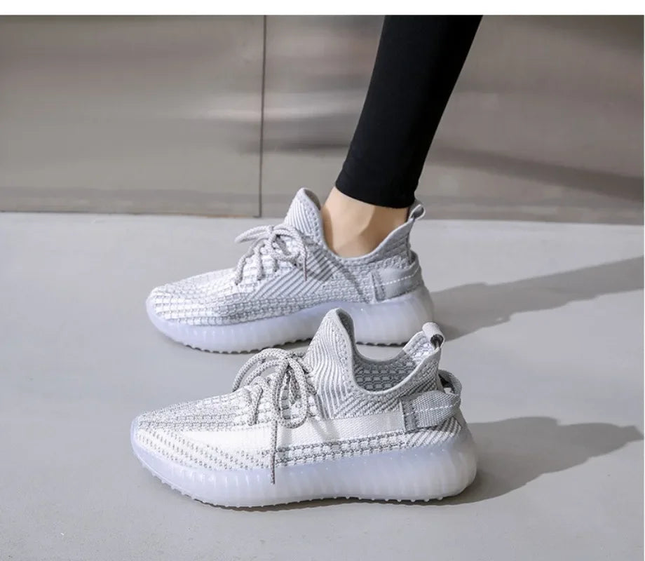 Casual Breathable Women's Soft Sole Versatile Lightweight Running Shoes