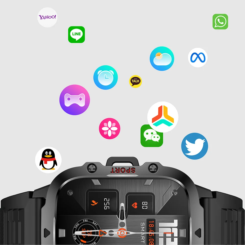 Original Men Smart Watch Bluetooth Call Fitness Clock 3ATM IP68 Swim Waterproof Sports Smartwatch