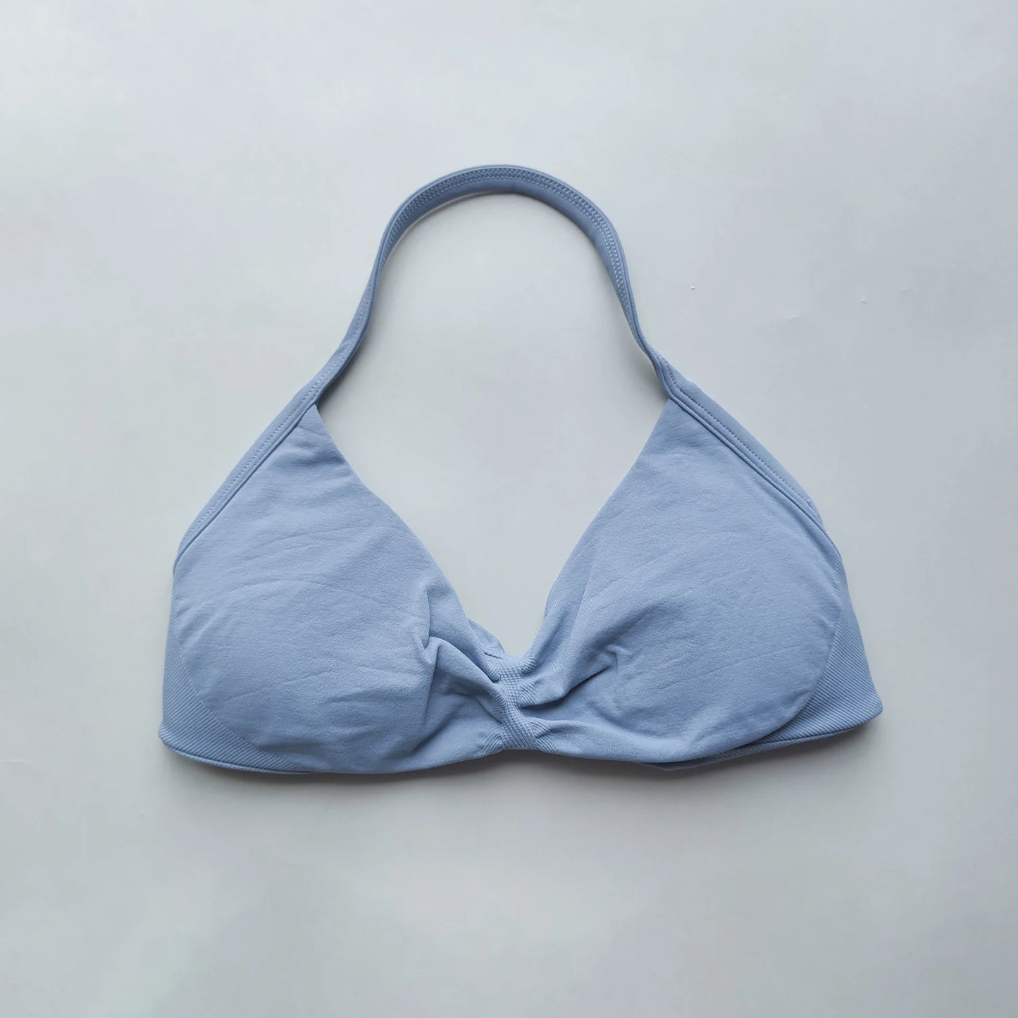 Sports Bra Strappy Backless Removable Cups