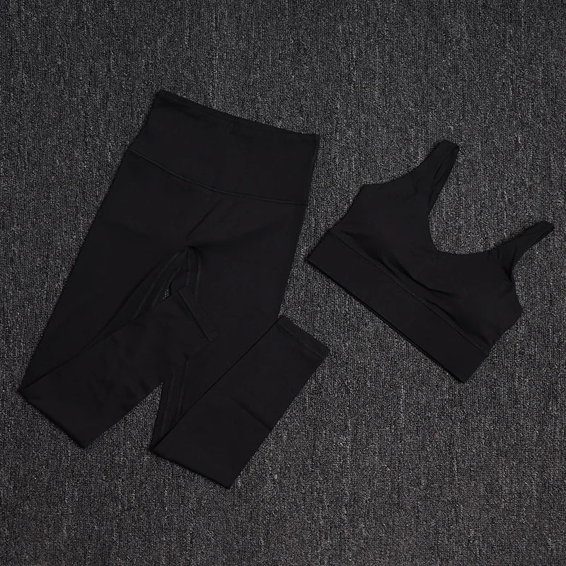 Yoga Set Bras High Waist Leggings