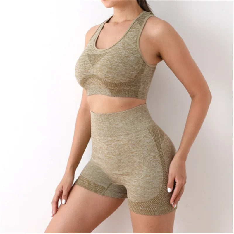 Gym Shorts Sport Bras Gym Set Seamless Yoga Sets