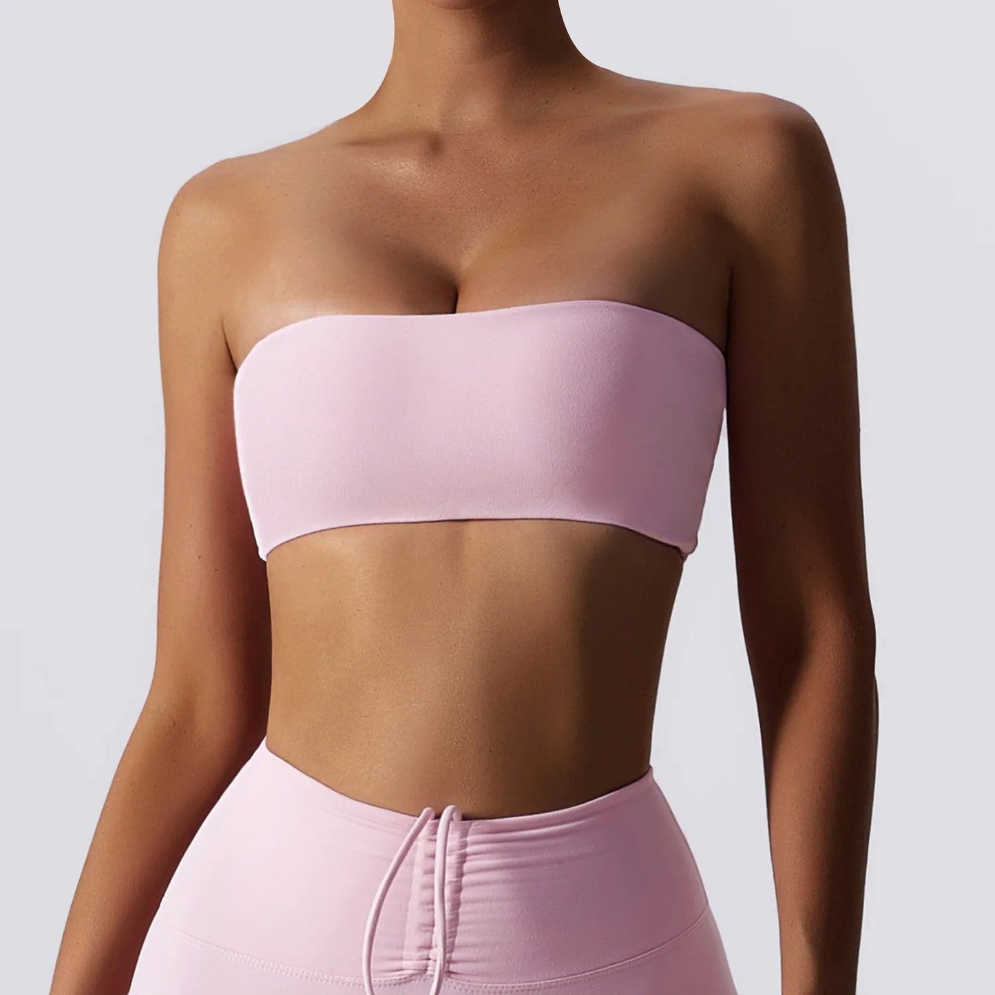 Strapless Sports Bra Quick-Drying Yoga Tube Top