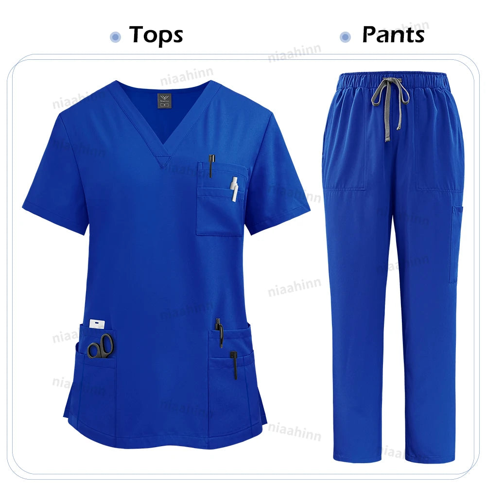 Medical Clothing for Unisex Tops and Pant Set