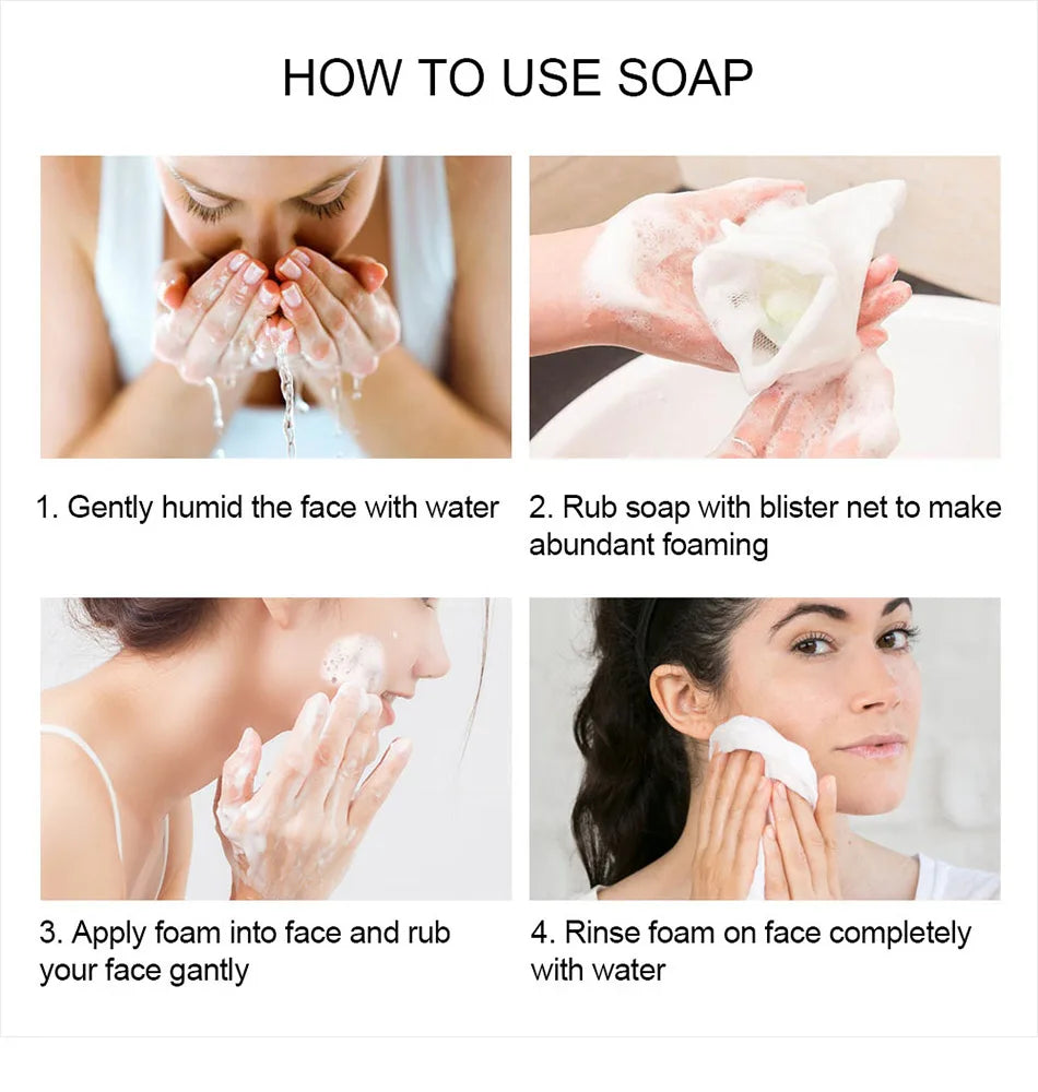 Sea Salt Soap Goat Milk Moisturizing Face Wash