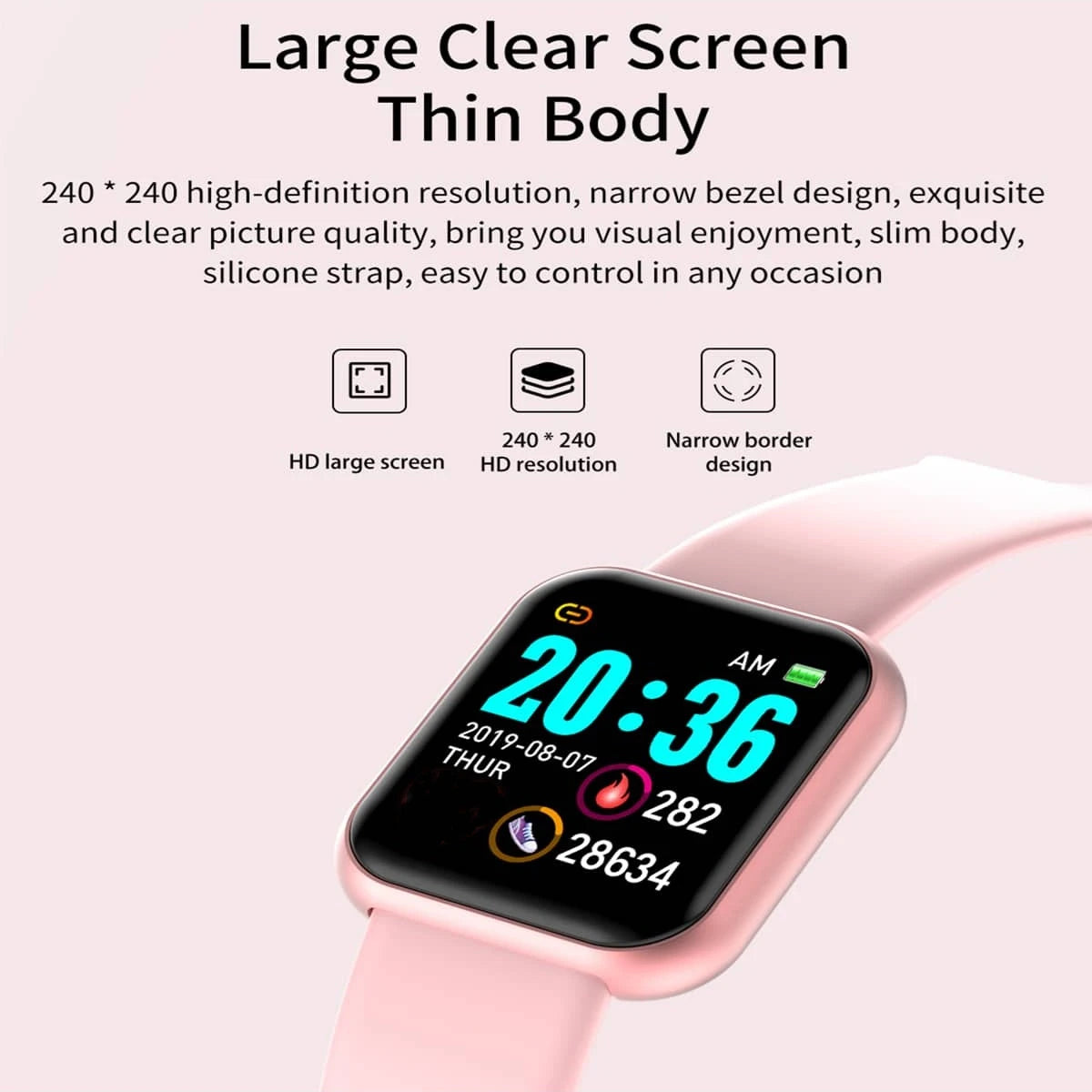 Fitness Tracker Smartwatch Women Watches Bracelet