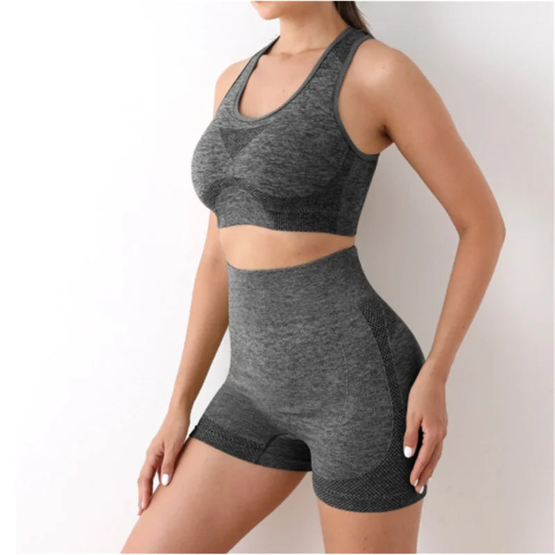 Gym Shorts Sport Bras Gym Set Seamless Yoga Sets