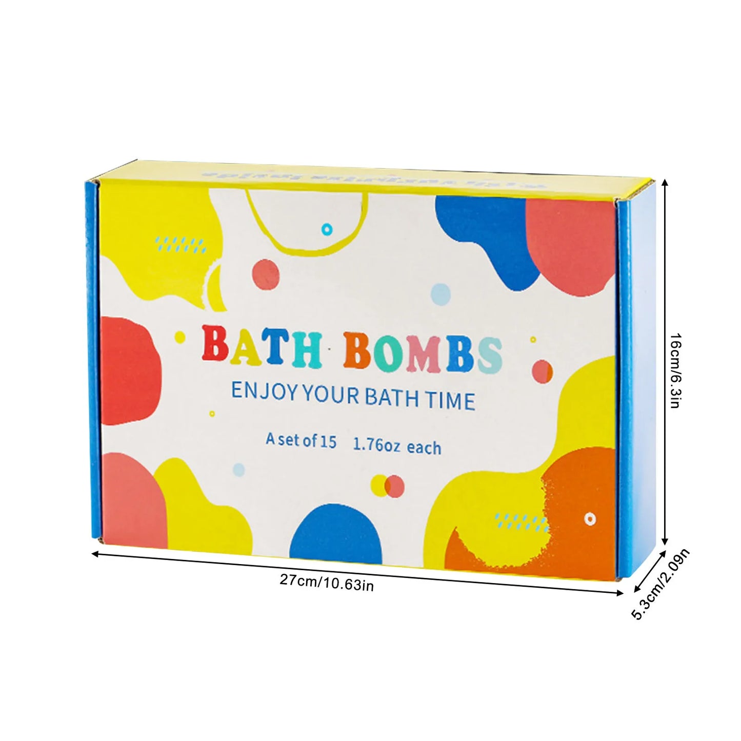 , 24 Pack Kids Bath Bombs Gift Set