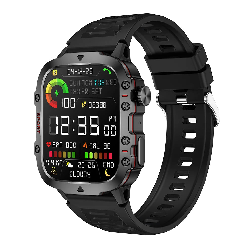 Original Men Smart Watch Bluetooth Call Fitness Clock 3ATM IP68 Swim Waterproof Sports Smartwatch