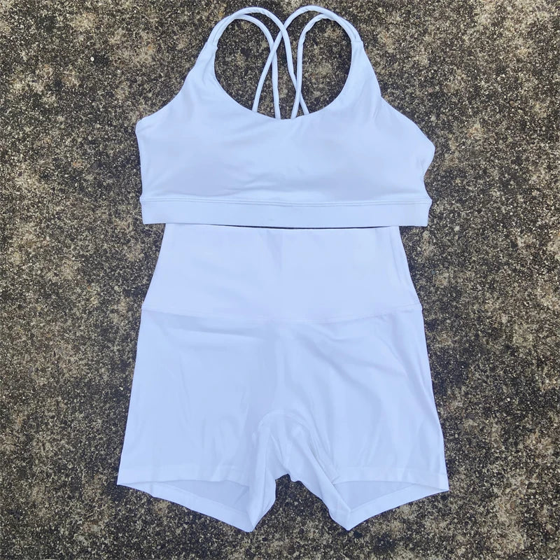 2 Piece Yoga Shorts Set