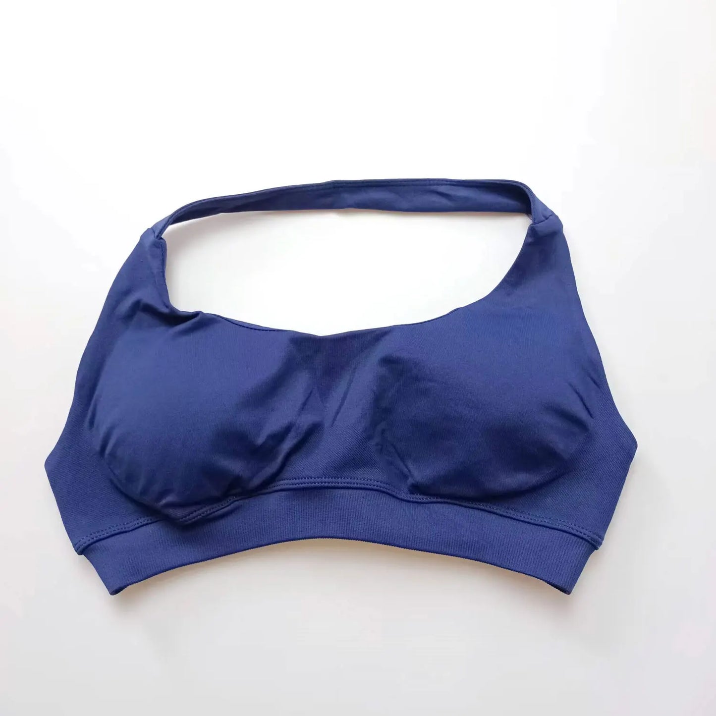 Halter Top Sports Bra Push-up Sexy Open Back
