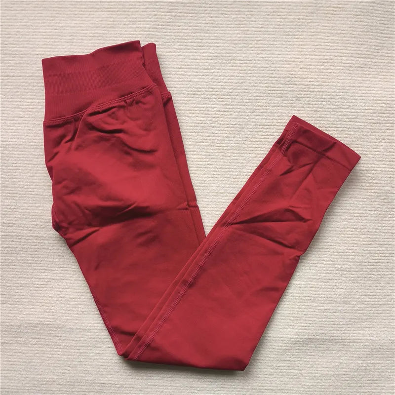 Seamless Sporty Leggings Butt Lifting Tights Tummy Control