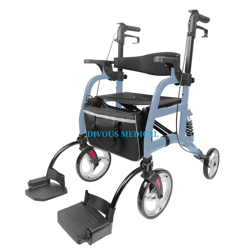Four-legged Walking Assist Rollator Walker