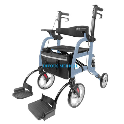 Four-legged Walking Assist Rollator Walker