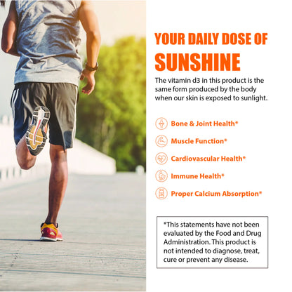 Vitamin D3 K2,  2 in 1 VIT D3 and K2 Supplement