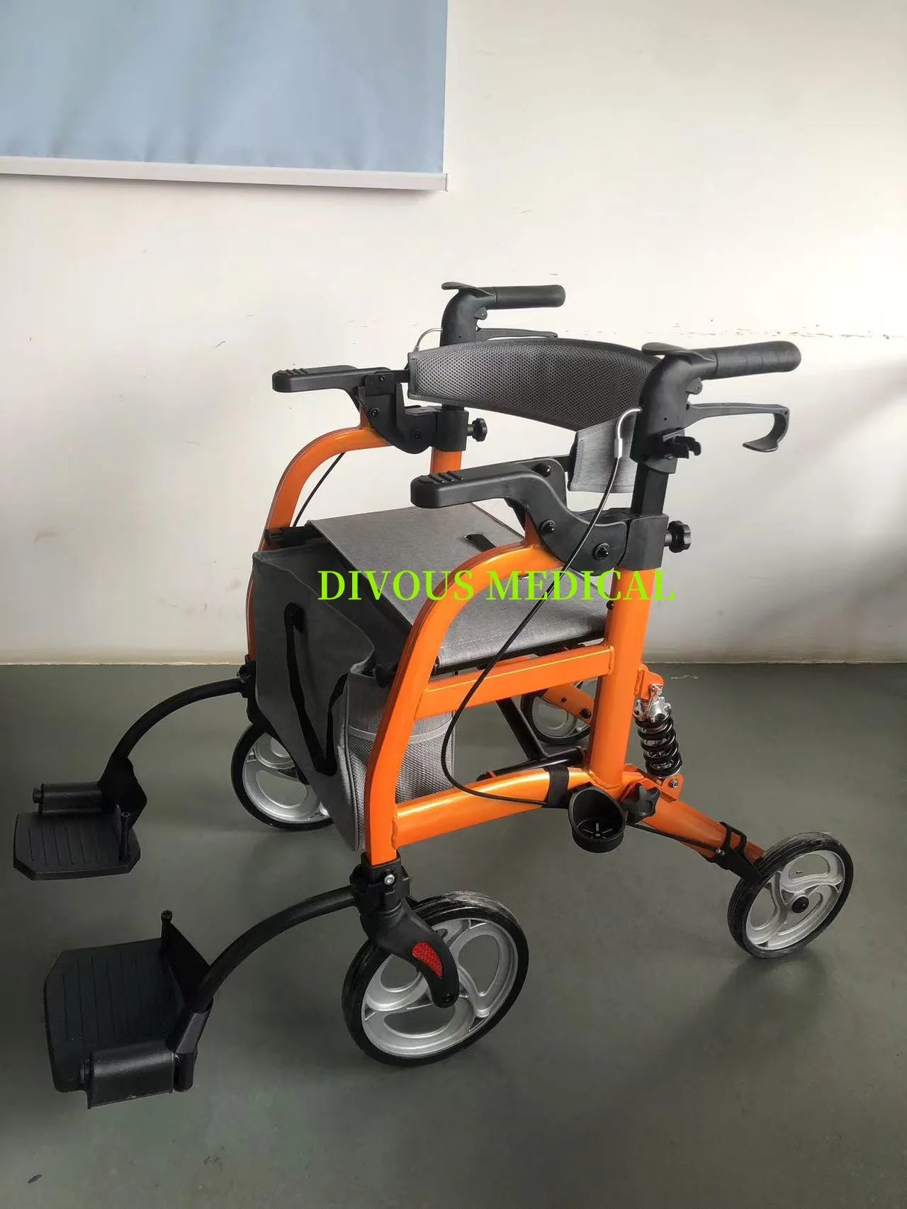 Four-legged Walking Assist Rollator Walker