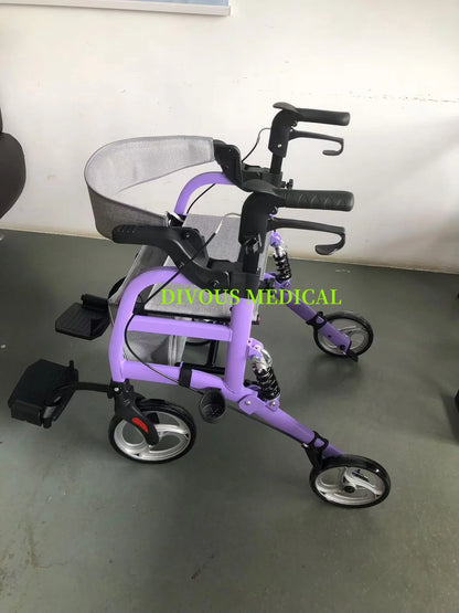 Four-legged Walking Assist Rollator Walker